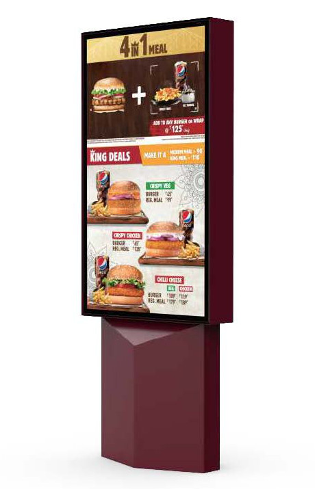 Keewin Digital Drive-Thru Menu Kiosk