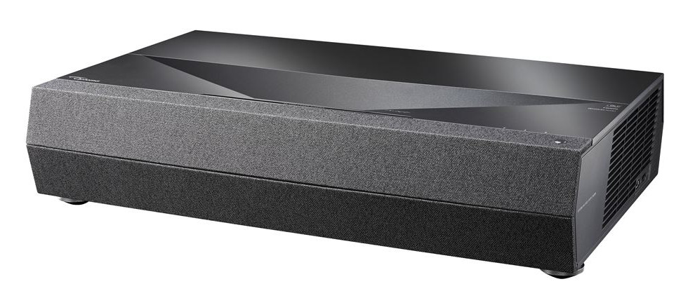 Optoma Cinemax-P2B Laser DLP Projector, UST, 4K, 3000 Lumens — Left angle view