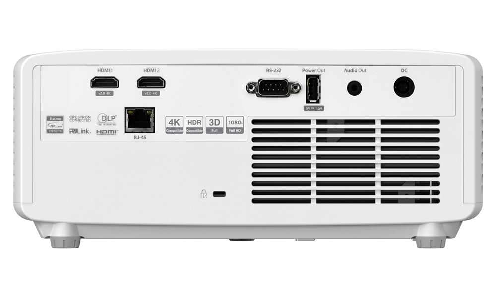Back view with I/O panel