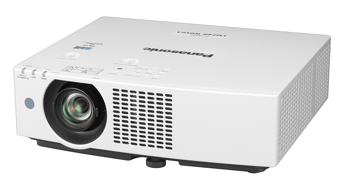 Panasonic PT-VMZ60U LCD Projector, WUXGA, 6000L, Laser — Angle view