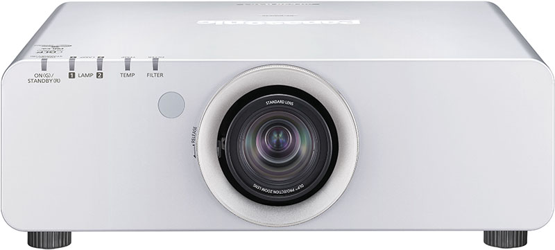1-DLP Projector, 1280x800, 6000L, 2000:1 contrast, lamp modulation, 1.8-2.4:1 zoom lens, shutter, multi-screen processor with edge blending, LAN, No Lens, 3-year warranty