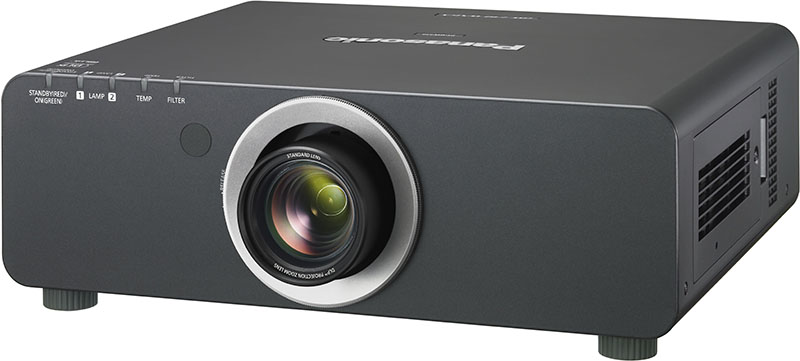 1-DLP Proj, XGA, 8000L, 2000:1 contrast, lamp modulation, 1.8-2.4:1 zoom lens, H & V lens shift, shutter, multi-screen processor with edge blending, LAN, Charcoal Case, 3-year warranty