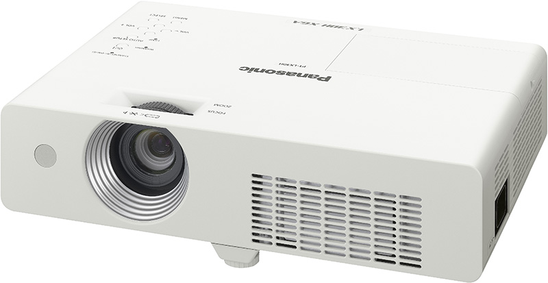 LCD Projector, Native XGA Resolution, 3000 Lumens, 2500:1 Contrast Ratio, Wired Network, 4000-Hr Lamp, 3-Year Warranty.