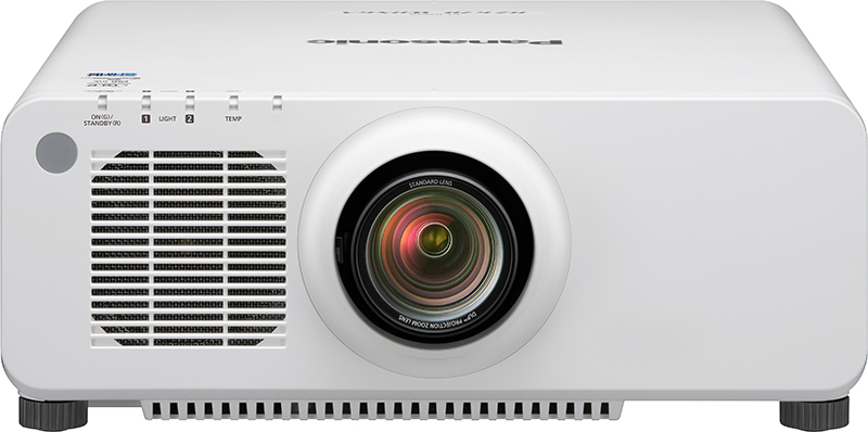Laser 1-DLP Projector, 1920x1200 WUXGA, 6500 Lumens, H&V Lens Shift, 3G/HD/SD-SDI, 360 degree tilt, portrait orientation, 24/7, Std. lens, White case, 3 year warranty