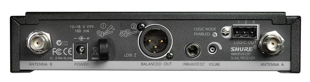 Back panel closeup, antennas detached