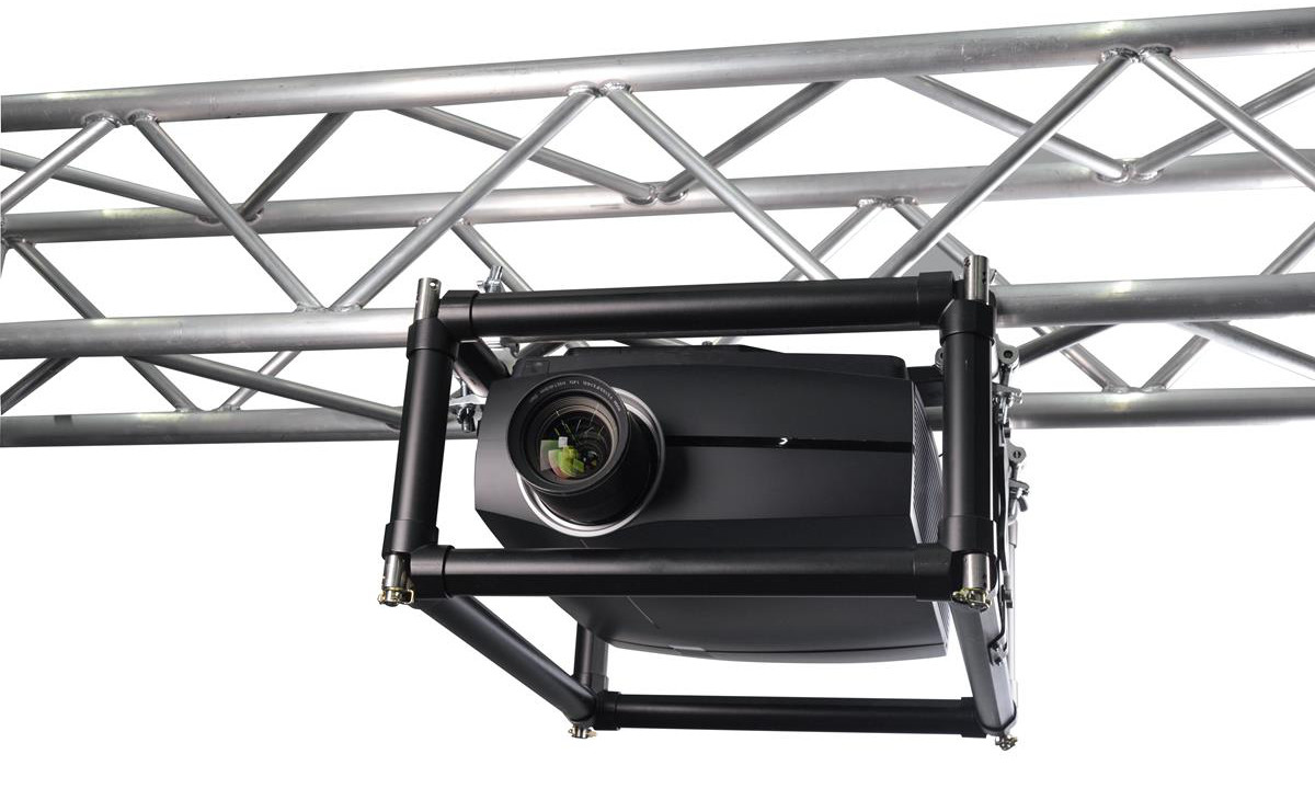 Mounted on truss horizontally