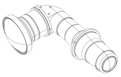 Barco R9802580 HB 0.38:1 (1.38 DMD) UST 90 deg XLD Lens