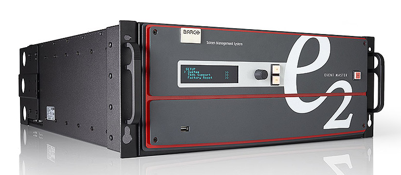 Barco R9004799 E2 Video Processor — Left angle view