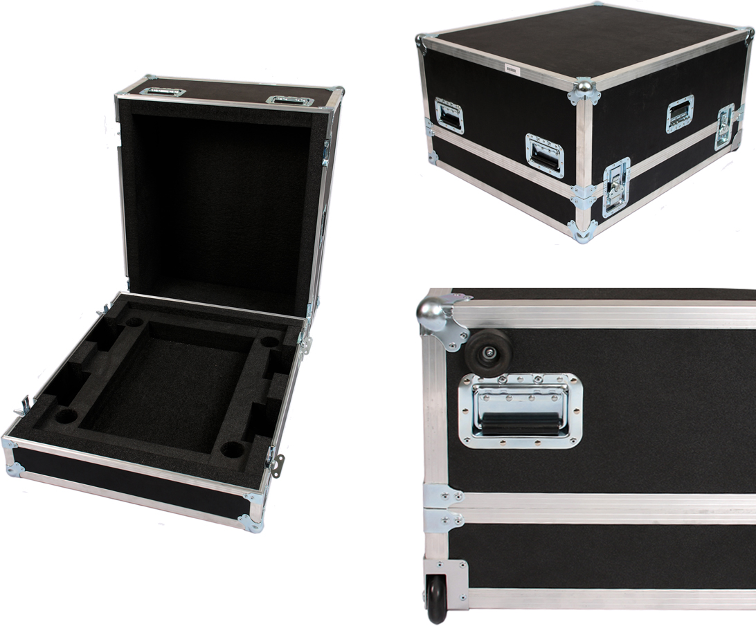 ATA Case for Barco RLM Series projector with installed Stacking Frame