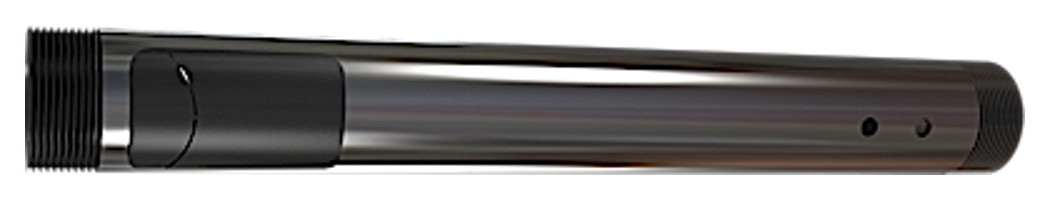 Crimson Fixed Length Extension Pipe, Black