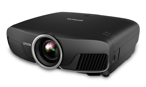 Epson 6050UB LCD Projector, 4K UHD, 2600L — right angle view