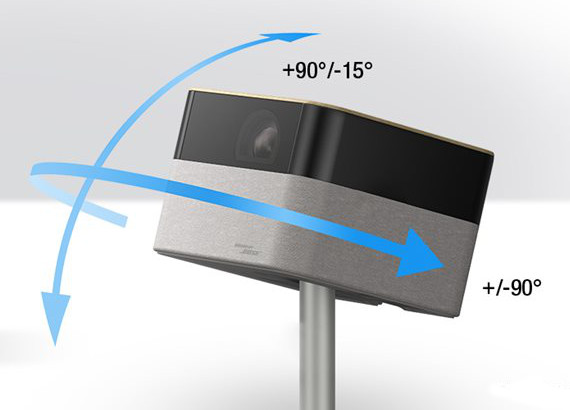 Tilts and swivels (projector sold separately)