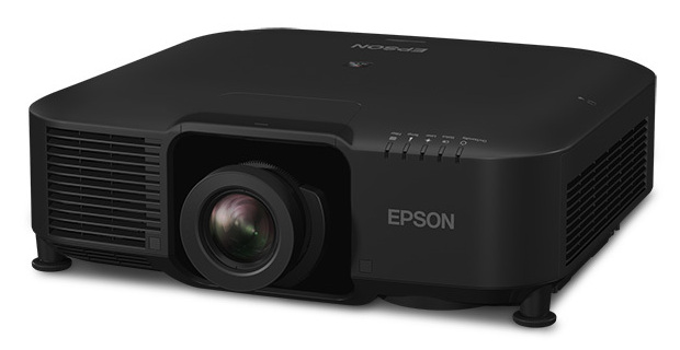 Epson L1075U Laser LCD Projector, WUXGA, 7000 Lumens — Right angle view