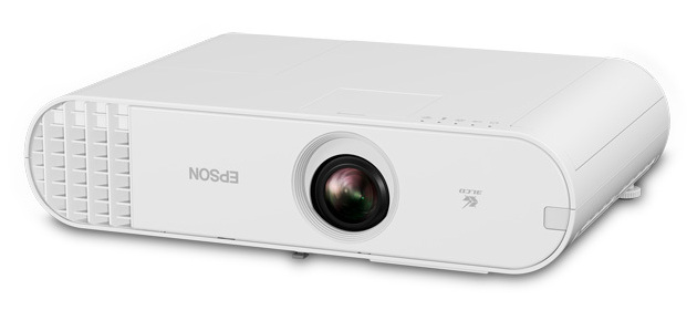 Epson PowerLite U50 LCD Projector, WUXGA, 3700 Lumens — Angle view