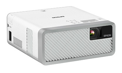 Epson W70 Mini Laser LCD Projector, WXGA, 2000 Lumens, White — Right angle view