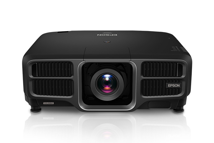 Laser LCD Projector, 1920x1200 WUXGA, 12,000 Lumens, Power H&V Lens Shift, Lens Memory, Portrait mode, Standard Lens, Black, 3 Year Warranty
