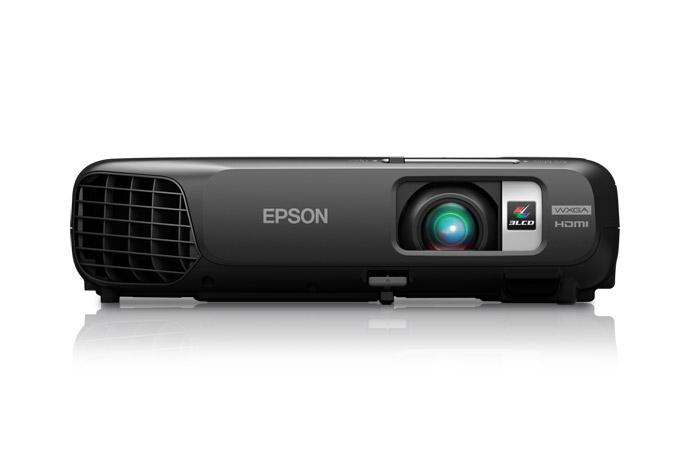 LCD Projector, 1280x800, 3000 Lumens, Wireless Projection from iOS & Android, USB, D:W 1.30-1.56:1, H&V Keystone, 2 Year Warranty