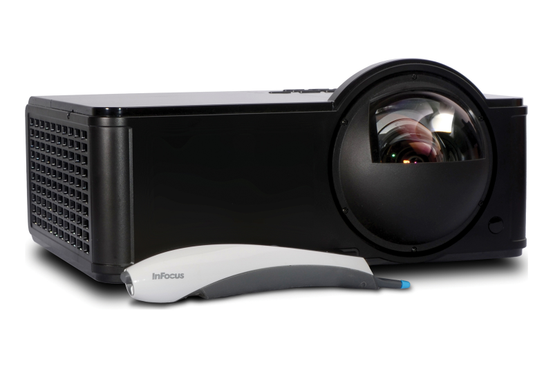 Interactive DLP Projector, XGA, 3000 Lumens, Short Throw, HDMI.