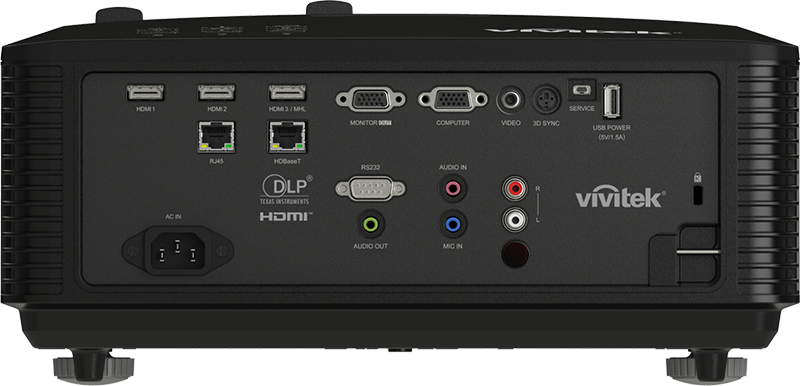Laser/Phosphor light source 1-DLP Projector, WXGA, 5500 Lumen, Blk, 5 Year Warranty