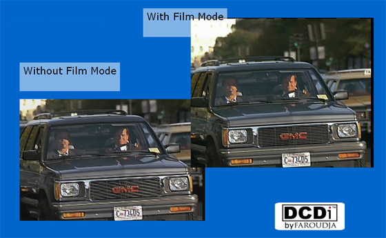 Film Mode or Inverse 3:2 and 2:2 Pulldown