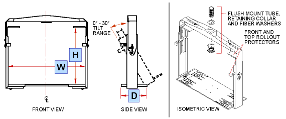 Peerless TV Mounts Jumbo 2000 Bracket- tech data / components