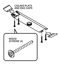 Peerless TV Mounts Ceiling Plate for Jumbo 2000- components