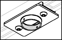 Peerless Unistrut Adapter for Truss Ceiling- illustration