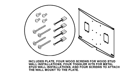 External Wall Plate - components