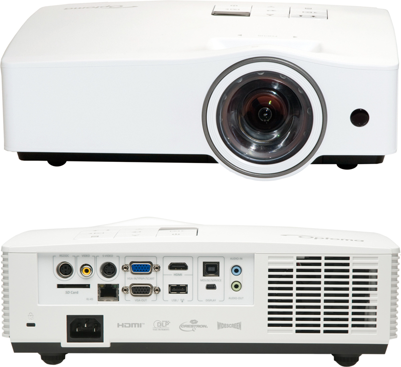 Laser/LED Projector, 1280x800, 2500 Lumens, 10,000:1 Contrast, Short Throw 0.52:1, 3 Year Warranty.
