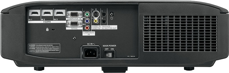 PT-AE8000U Input Panel