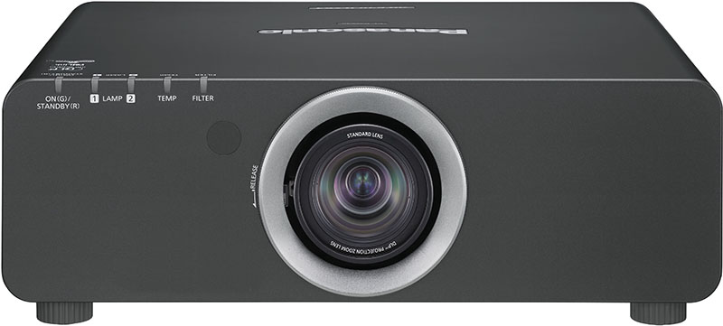1-DLP Projector, 1280x800, 6000L, 2000:1 contrast, lamp modulation, 1.8-2.4:1 zoom lens, shutter, multi-screen processor with edge blending, LAN, 3-year warranty