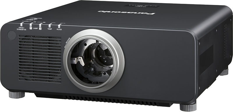 1-DLP Projector, XGA, 10,000 Lumens, 3D, 3G-SDI, Geometric Adj, Rec. 709 Mode, Portrait Mode Opt, Charcoal Case, No Lens, 3 year warranty