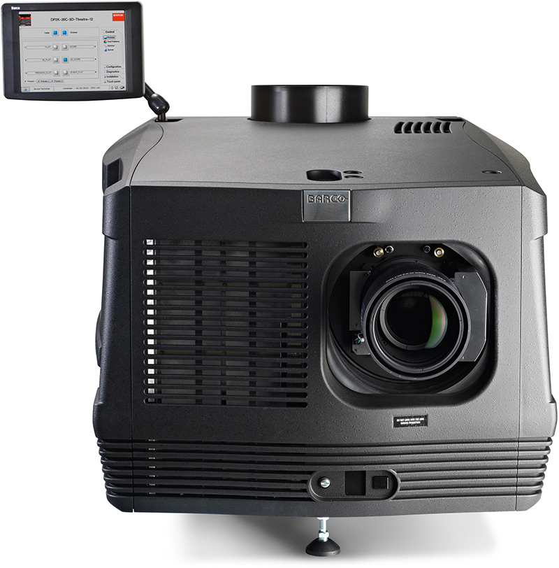 3-DLP DCI Projector, 2K, 2048 x 1080, 18,500 Lumens, 220V