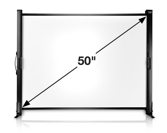 Ultra-portable tabletop screen (ES1000)