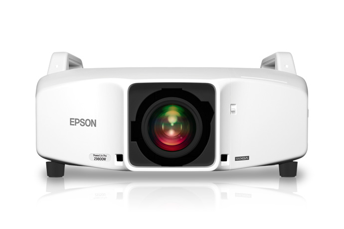 LCD Projector, 1280x800 WXGA, 8300 Lumens, H&V Lens Shift, Edge-Blending, HDBase-T, Portrait Mode Compatible, White, No Lens, 3 Year Warranty