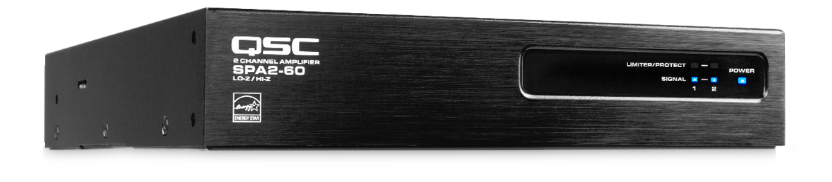 Stereo Power Amp, EnergyStar, 60/60W, 250W @ 70W